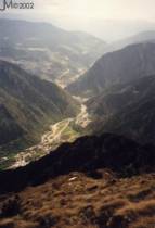 Tal des Riu Valira - Blick Richtung Sant Juli� de L�ria (2001)