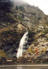 Wasserfall am Riu de la Vall del Riu (1999)